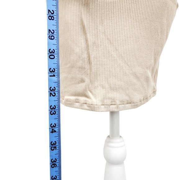 NauLon Womens Open Back Bodycon Dress  Cut Out Waist Ribbed Ankle Length  Size M - Picture 6 of 13